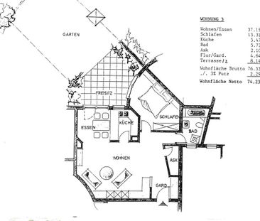 Solid, unconventionally designed 2-room terrace apartment in Wiesba... - Photo 1