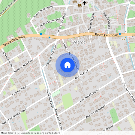 1963, Vétroz, Rue du Pont, 40