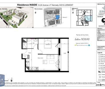 Appartement à louer 2 pièces 41.15m² - Photo 2