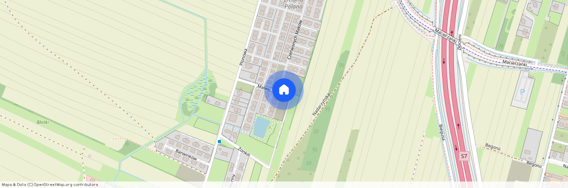 ul. Malwy, Nowa Wola, Lesznowola, piaseczyński, mazowieckie