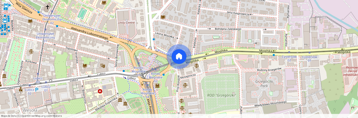 ul. Mogilska, Grzegórzki Północ, Grzegórzki, Kraków, małopolskie