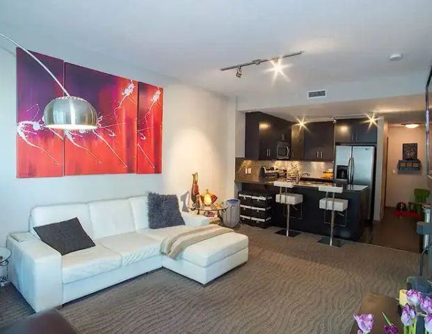 Luxury, Furnished Downtown Condo | 402 - 210 15 Ave SE, Calgary - Photo 1