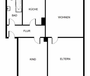 Frisch renovierte 3-Zi-EG-Whg. in Überruhr-Holthausen zu vermieten - Foto 5