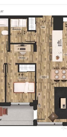 Bail à céder rapidement – Grand 4 ½ - **Tout inclus** - Photo 1