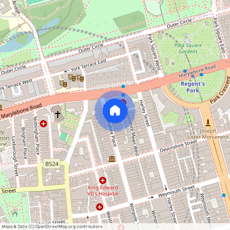 Devonshire Place, Marylebone, London, W1G