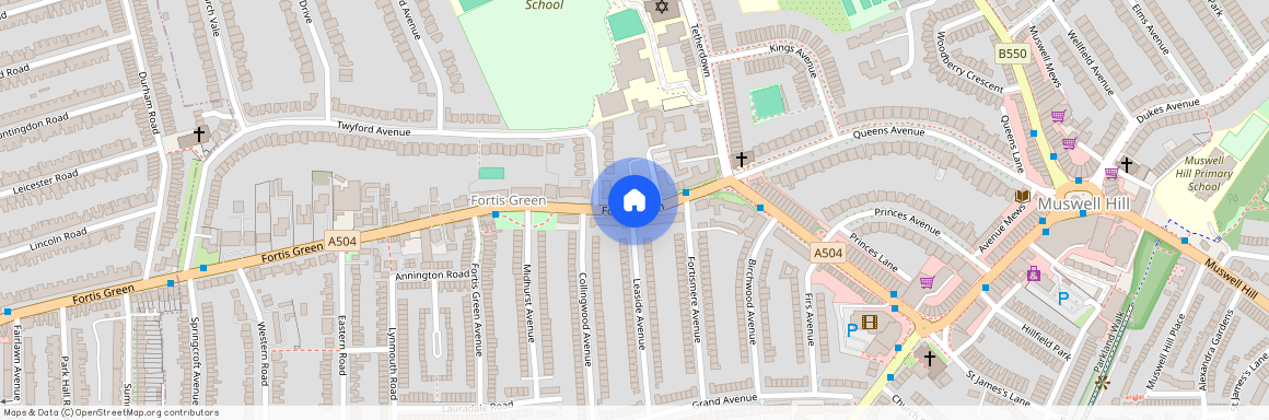 Fortis Green Avenue, Muswell Hill, London