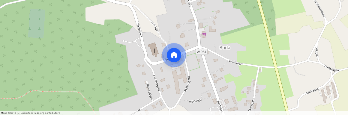 Budbacken, Boda Kyrkby