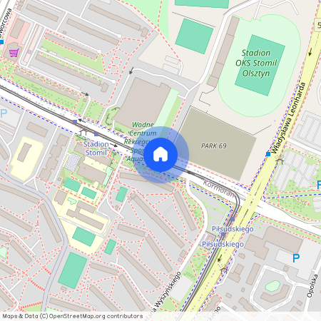 al. Aleja Marszałka Józefa Piłsudskiego 36, Kormoran, Olsztyn, warmińsko-mazurskie