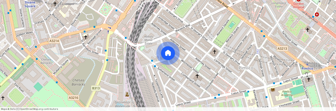 Cumberland Street, Pimlico, London, SW1V