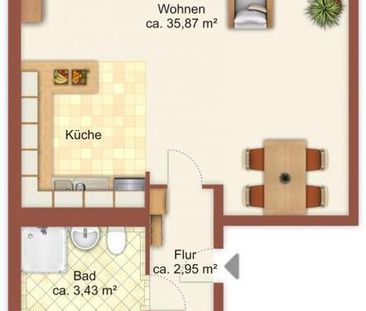 Markeneinbauküche, modernes Oberlichtbad und großzügige Loggia inkl.! - Foto 1