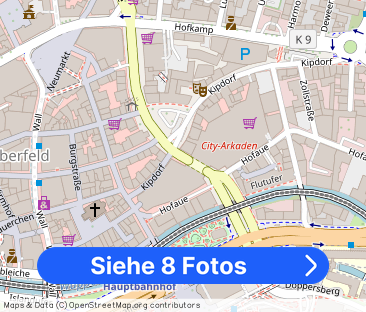 Wohnen in der Stadt! Apartment in Wuppertal-Elberfeld - Foto 1