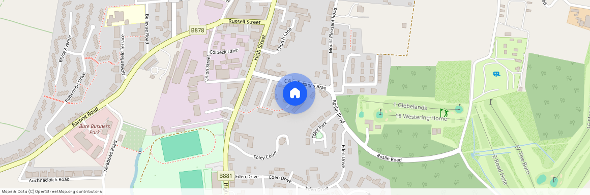 Glebe Terrace, Isle Of Bute, Buteshire, PA20