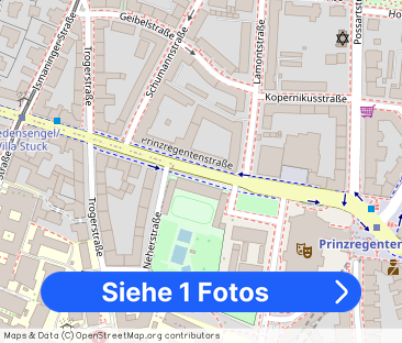 Befristet:Voll möbiliertes 1 Zimmer Apartment m. Balkon - Februar - Foto 1