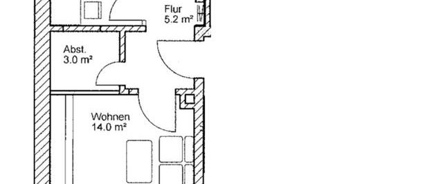 Helle 1-Raum-Wohnung mit Balkon in Böhlitz-Ehrenberg, Leipzig - Photo 1
