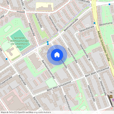 Framheinstraße 15, 22083 Hamburg Barmbek - Hamburg Barmbek-Süd