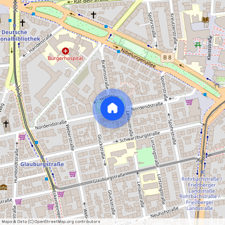 Nordendstraße, 60318 Frankfurt