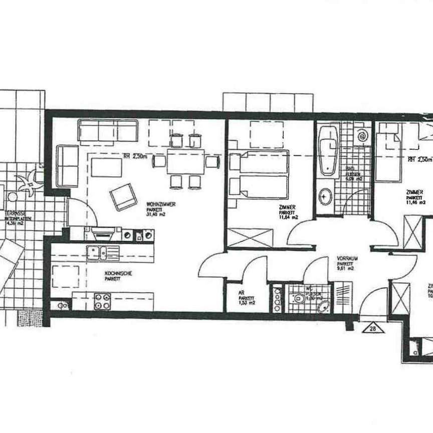 ERSTBEZUG nach Sanierung: 4-Zimmer DG-Terrassenwohnung - Grenze 9.Bezirk - U6 Nähe!! - Photo 1