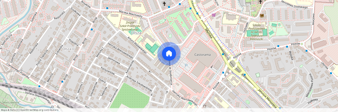 ul. Stanisława ze Skalbmierza, Olsza, Prądnik Czerwony, Kraków, małopolskie