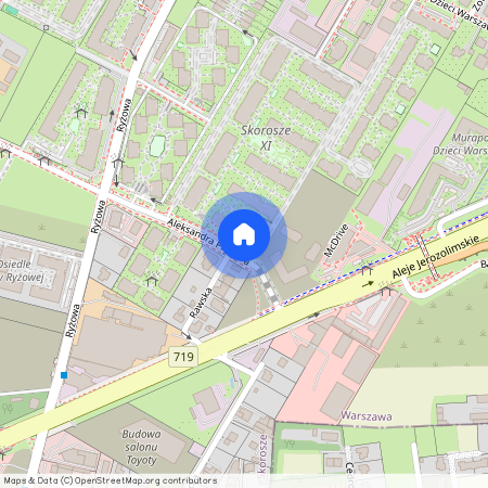 Warszawa, Ursus, Skorosze, Aleksandra, Prystora