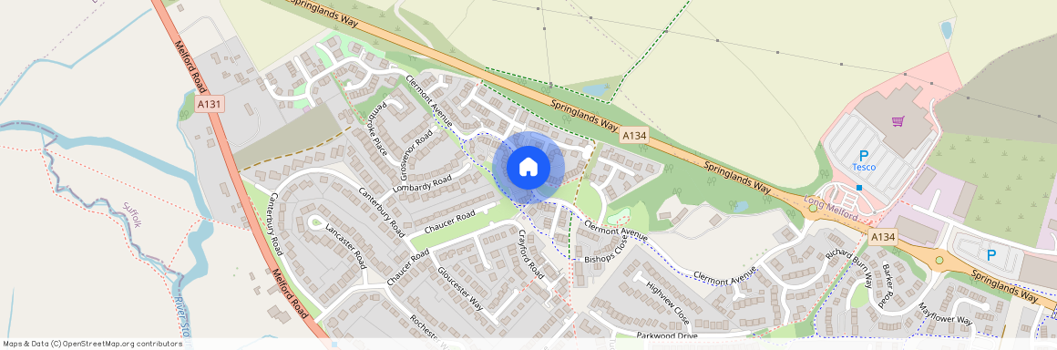 Clermont Avenue, Sudbury, Suffolk, CO10