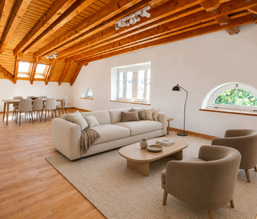 Saniertes Juwel 3.5-Zimmer-Duplexwohnung mit Cheminée und grossem B... - Photo 2