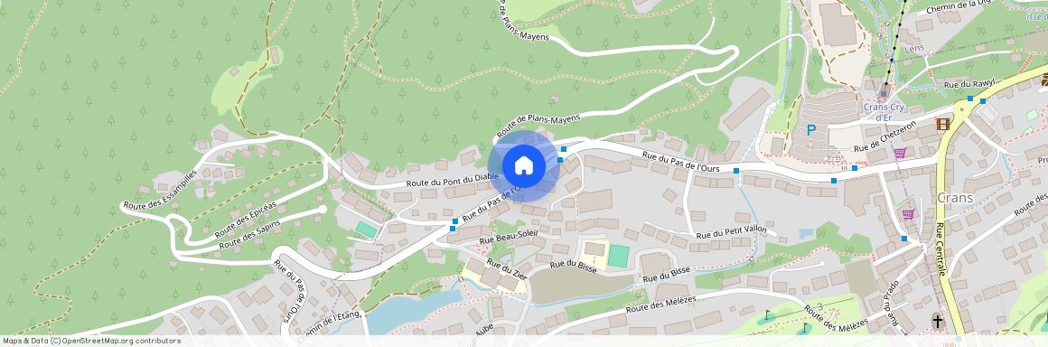 Route du Pont du Diable, Crans-Montana