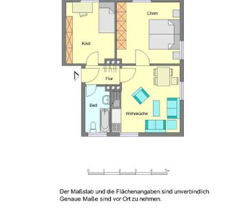 Demnächst frei! 2-Zimmer-Wohnung in Detmold Stadtmitte - Foto 3