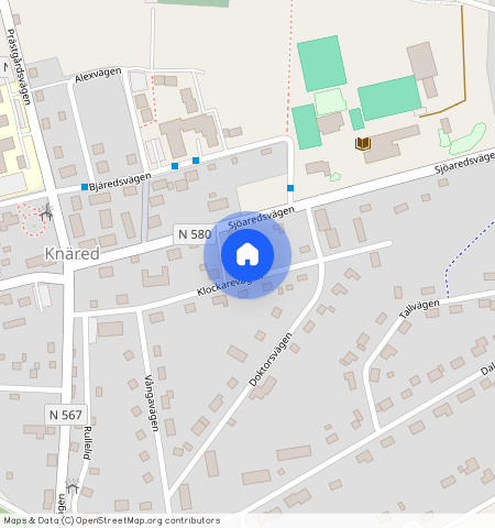 Klockarevägen 11 B, Knäred