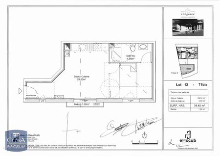 Location Appartement 1 pièce 34m² COUZON AU MONT D OR 69270 - Photo 2
