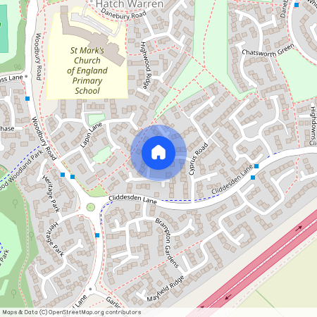 Primrose Gardens, Hatch Warren, Basingstoke, Hampshire, RG22