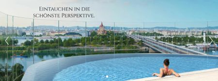 DANUBE FLATS | Möblierte 1,5-Zimmer-Wohnung mit Wienblick im 23. Stock | Fitness | Wellness | Pool - Photo 4