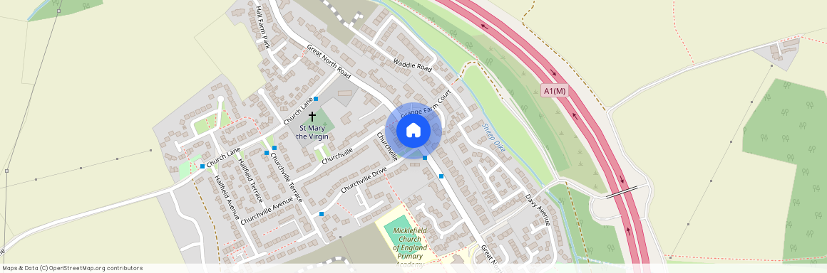 Great North Road, Leeds, Micklefield
