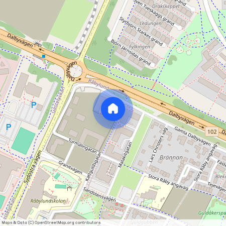 Lund, Skåne, Gamla Dalbyvägen 22