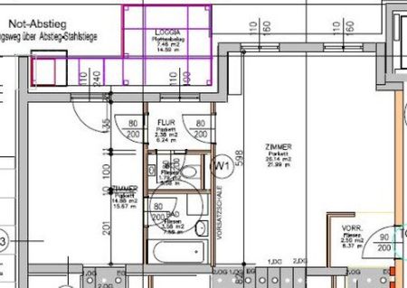 Komfortable 2-Zimmer-Wohnung mit Loggia | ruhiger Innenhof | Nähe Hauptbahnhof - Photo 2