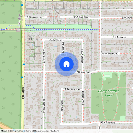 google map, Surrey, Surrey, Metro Vancouver, V3R 7T5