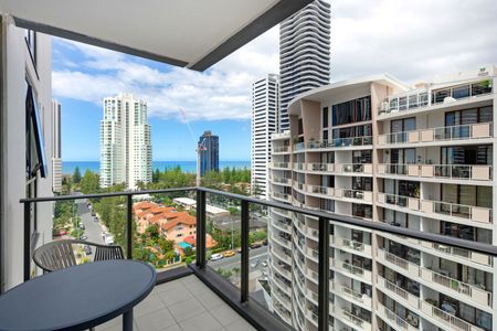 One Bedroom Prime Broadbeach Living - Photo 2