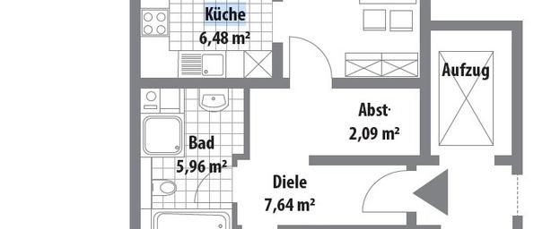 2 Zimmer Erdgeschosswohnung Wohnung Solingen Wald Schule KiTa - Foto 1