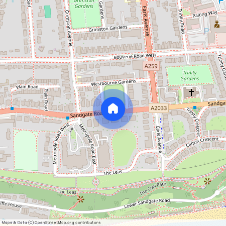 Sandgate Road, Folkestone, Kent, CT20