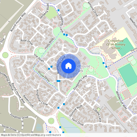 Norwich, Cringleford, Woodpecker Lane