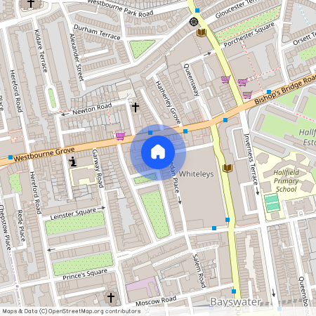 Kensington Gardens Square London W2, London, W2
