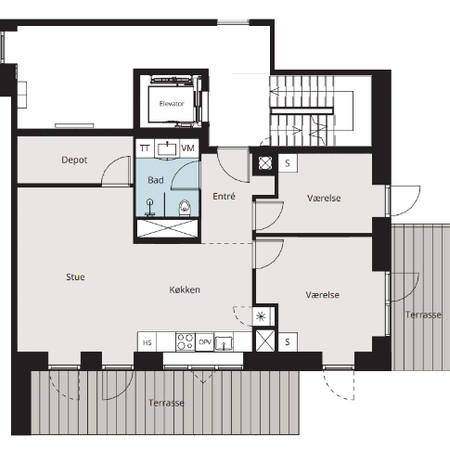 To terrasser - tæt på strandparken - Photo 4