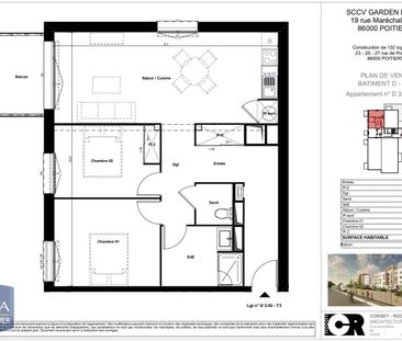 Location Appartement 3 pièces 70m² POITIERS 86000 - Photo 1