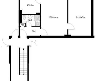 Mehr als gewohnt - Schöne 2-Zimmerwohnung in Wuppertal-Elberfeld - Foto 2