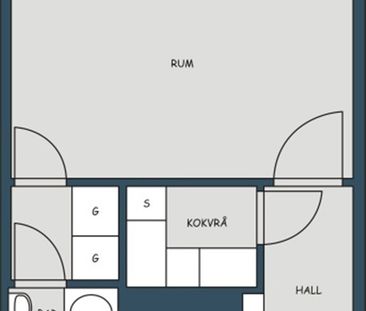 1 Rum och kokvrå, Centrum - Foto 3