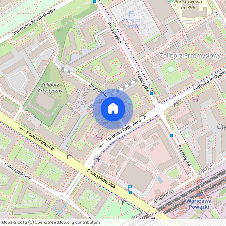 ul. Hubnera, Sady Żoliborskie, Żoliborz, Warszawa, mazowieckie