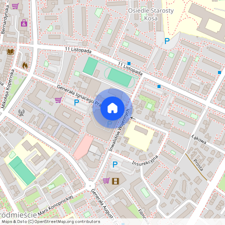 ul. gen. Ignacego Prądzyńskiego, Ostrołęka, mazowieckie