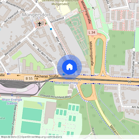 Alter Militärring 1, 50933 Lindenthal - Köln Müngersdorf