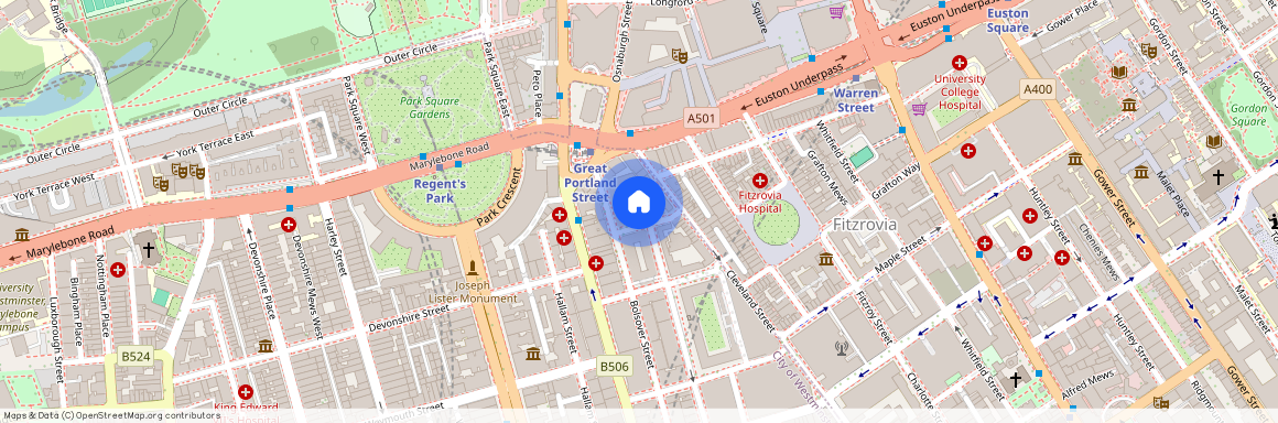 Flower Court, Greenwell Street, London W1W