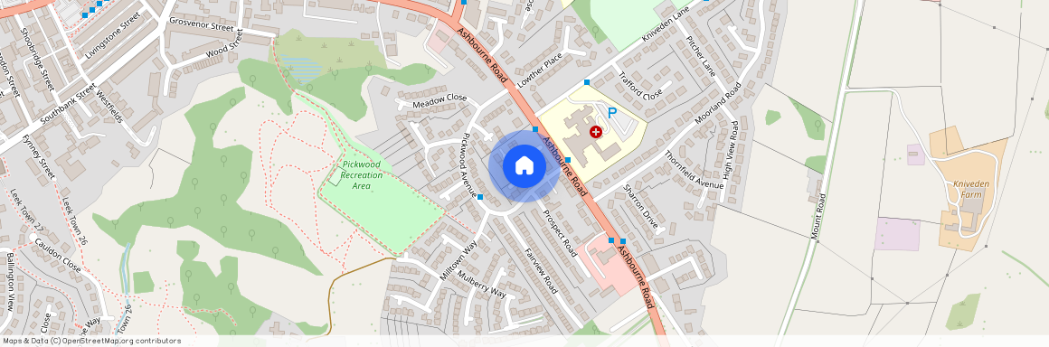 Pickwood Close, Leek, Staffordshire, ST13