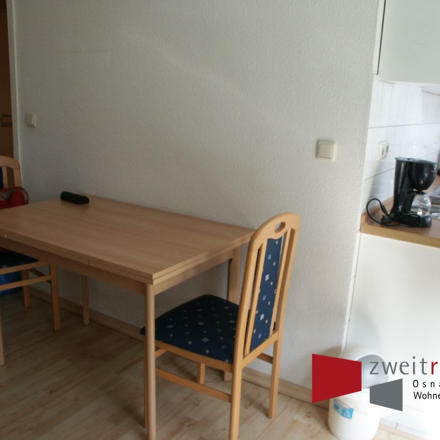 Eversburg-Büren, möbliertes Apartment mit Einbauküche und PKW-Tiefgaragenstellplatz. - Foto 1